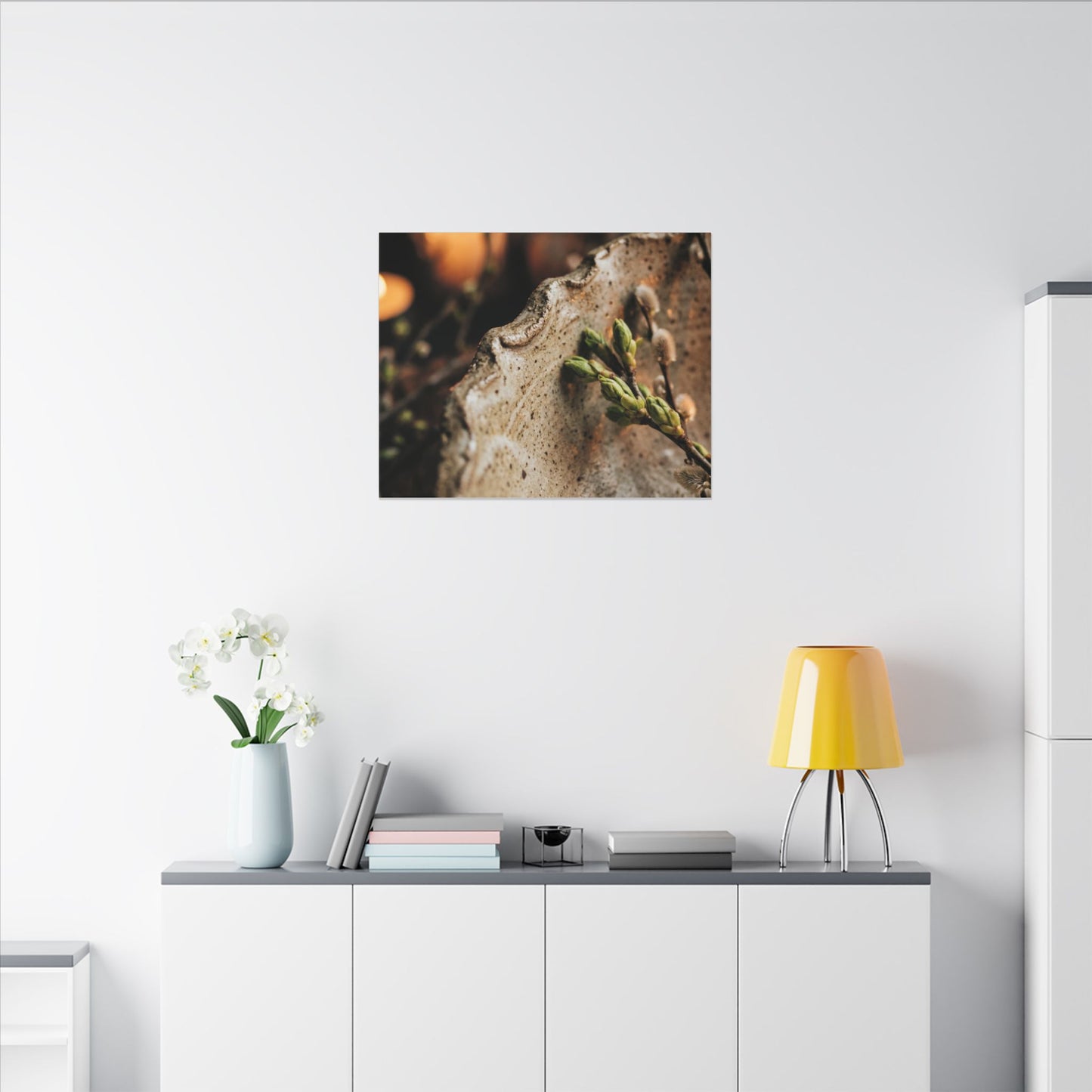 Overcast Ceramic Bowl Canvas Art - Japandi Ma