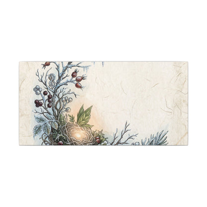 Winter Shoji Screen Forest Whimsy Canvas Art | Enchanting Decor