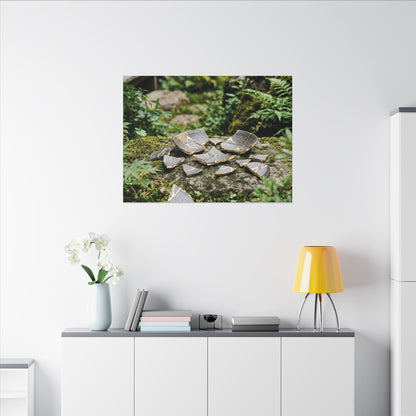 Summer Broken Pottery Gold Repair Canvas Art | Resilient Decor