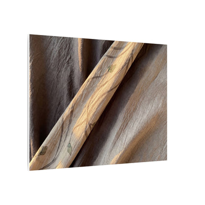 Warm Silk Drape Canvas Art - Japanese Pattern Japandi