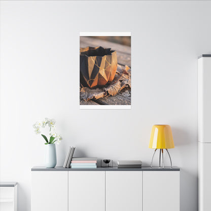 Paper Fold Gold Repair Canvas Art | Philosophical Kintsugi Art