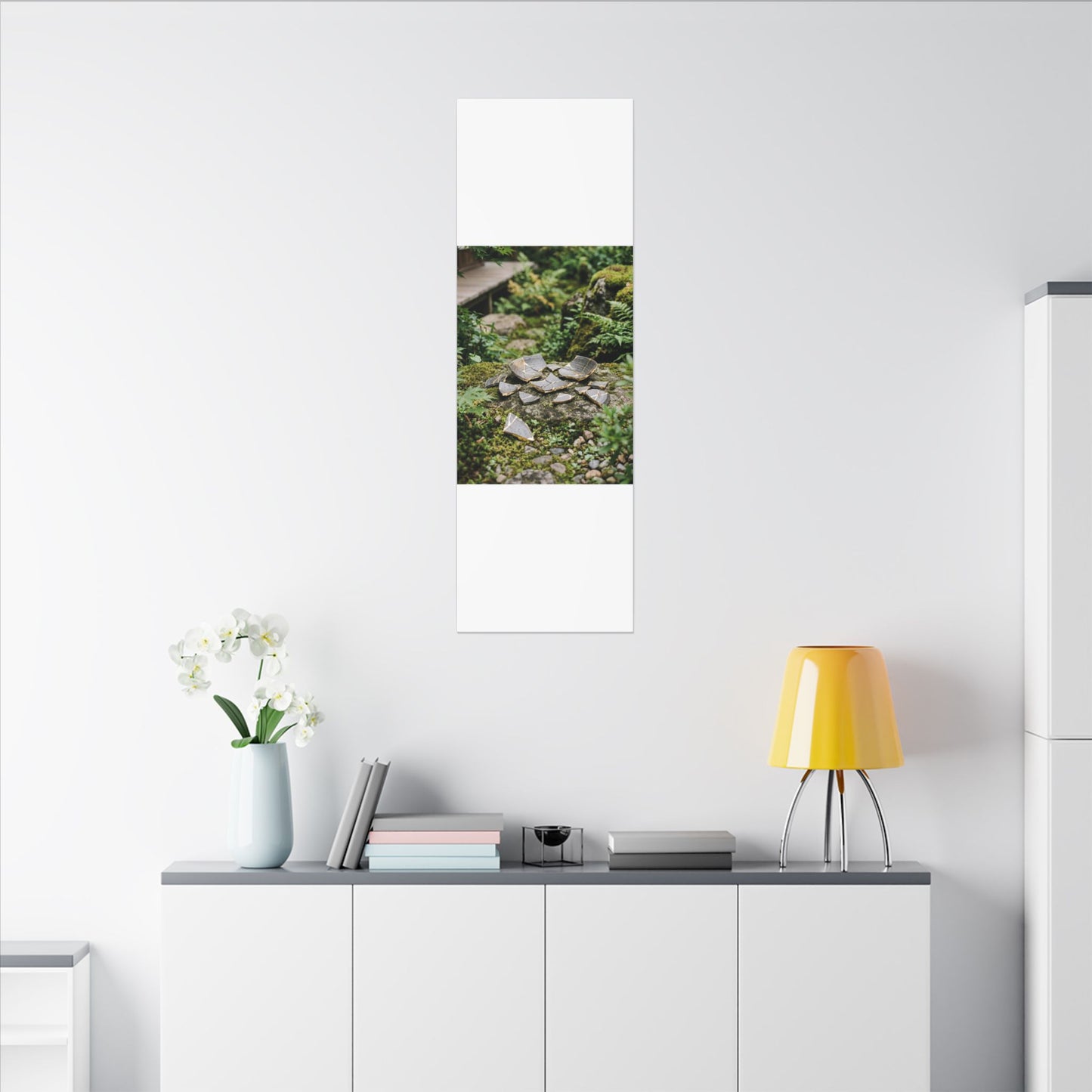 Summer Broken Pottery Gold Repair Canvas Art | Resilient Decor