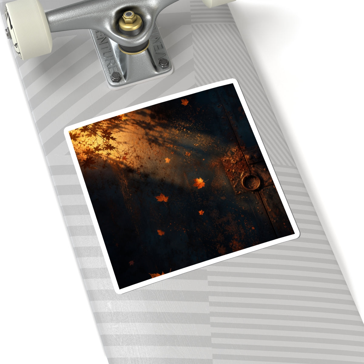 Fukinsei Rust Patina Sticker - Dark Japandi Shadow Zen