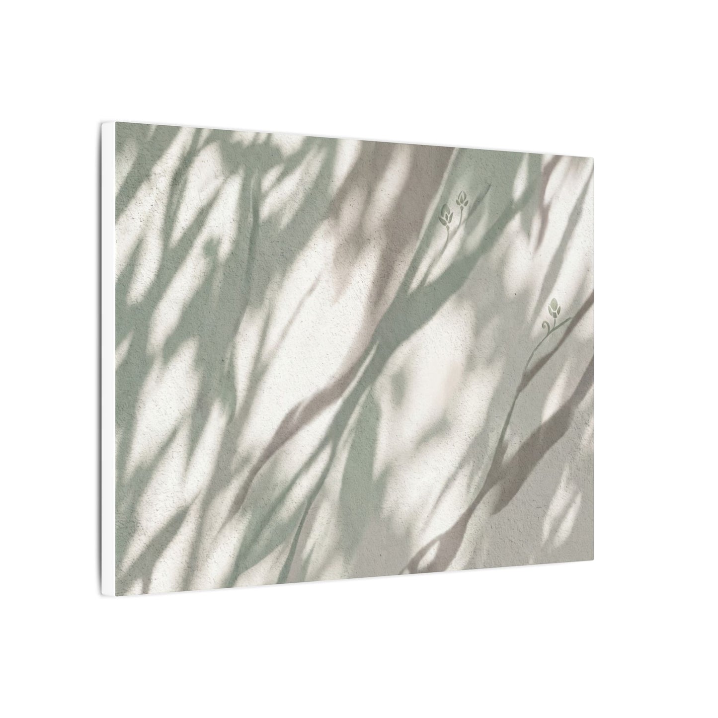 Japandi Shadow Play in Dappled | Japanese Pattern Canvas Art