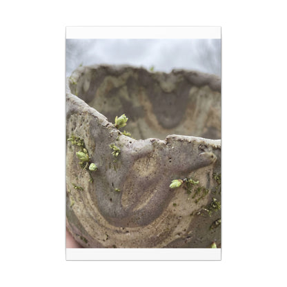 Overcast Ceramic Bowl Canvas Art - Japandi Fukinsei