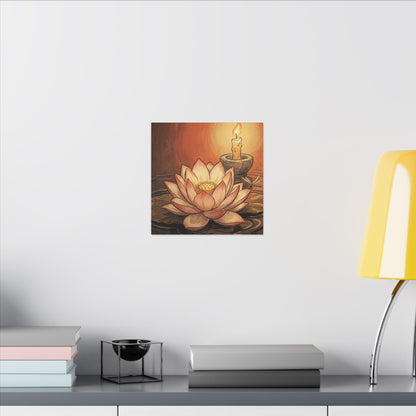 Fukinsei Dried Flowers Canvas Art - Japandi Texture