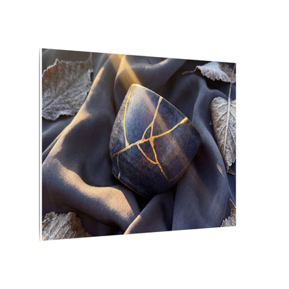 Winter Silk Drape Gold Repair Canvas Art | Artful Decor Art Print