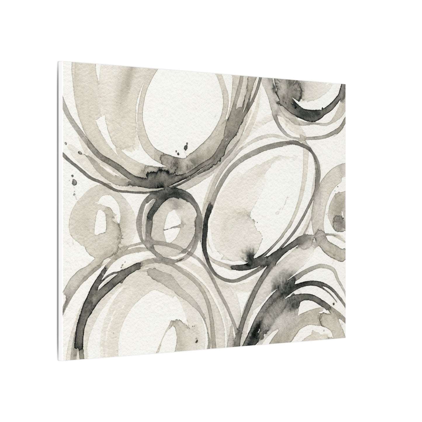 Handcrafted Feel Japandi Watercolor Canvas Art