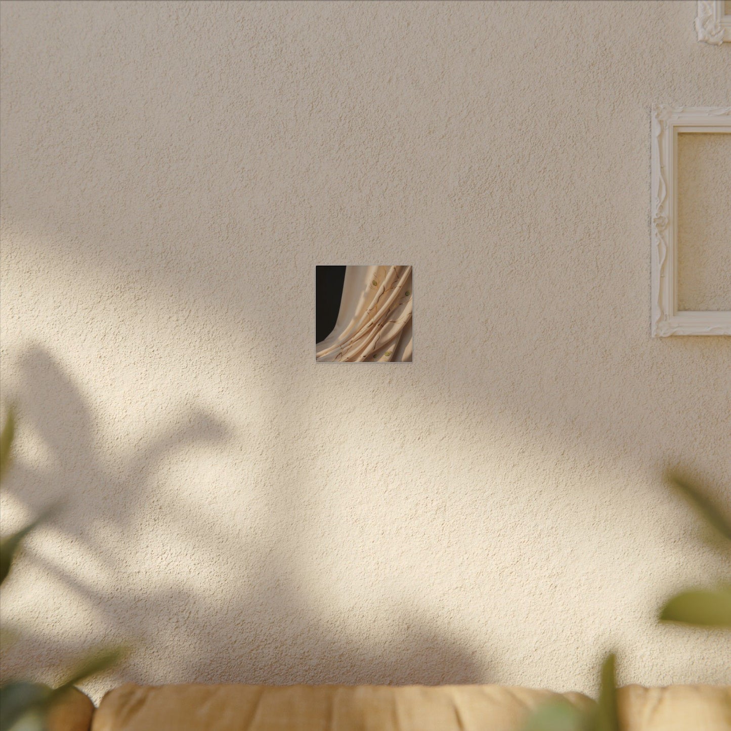 Golden Hour Silk Drape Canvas Art - Kintsugi Fukinsei