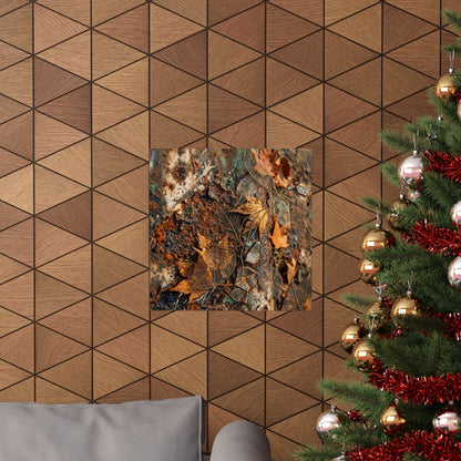 Rust Patina Wall Art Print | Autumn Japandi Texture Art