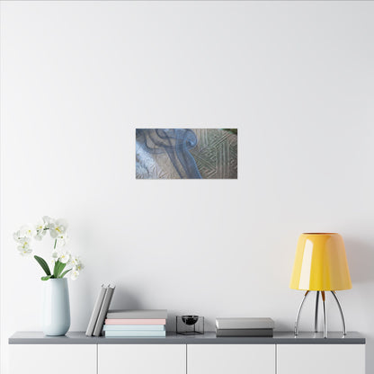 Spring Incense Smoke Japanese Pattern Canvas Art | Neutral Decor