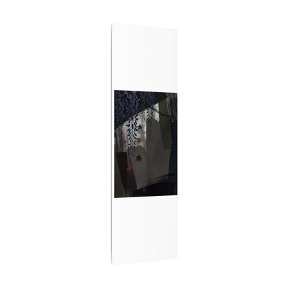 Wisteria Autumn Canvas Art | Dark Japandi Moody Design