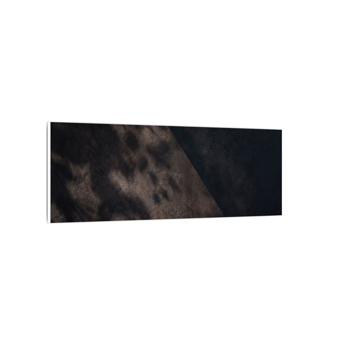 Shadow Play Winter Canvas Art | Dark Japandi Moody Design