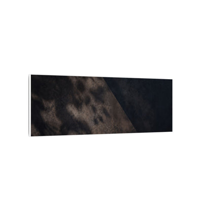 Shadow Play Winter Canvas Art | Dark Japandi Moody Design