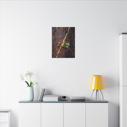 Overcast Rust Patina Canvas Art - Kintsugi Datsuzoku