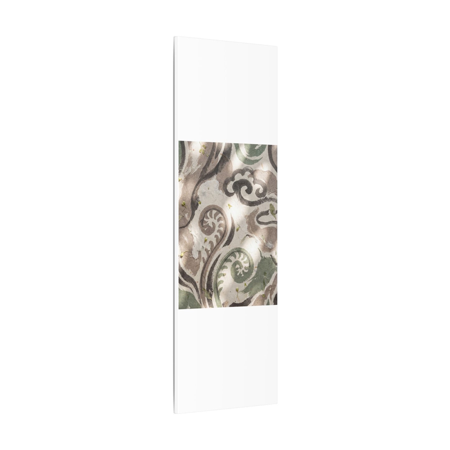 Dappled Ink Brushstroke Canvas Art - Japandi Ma
