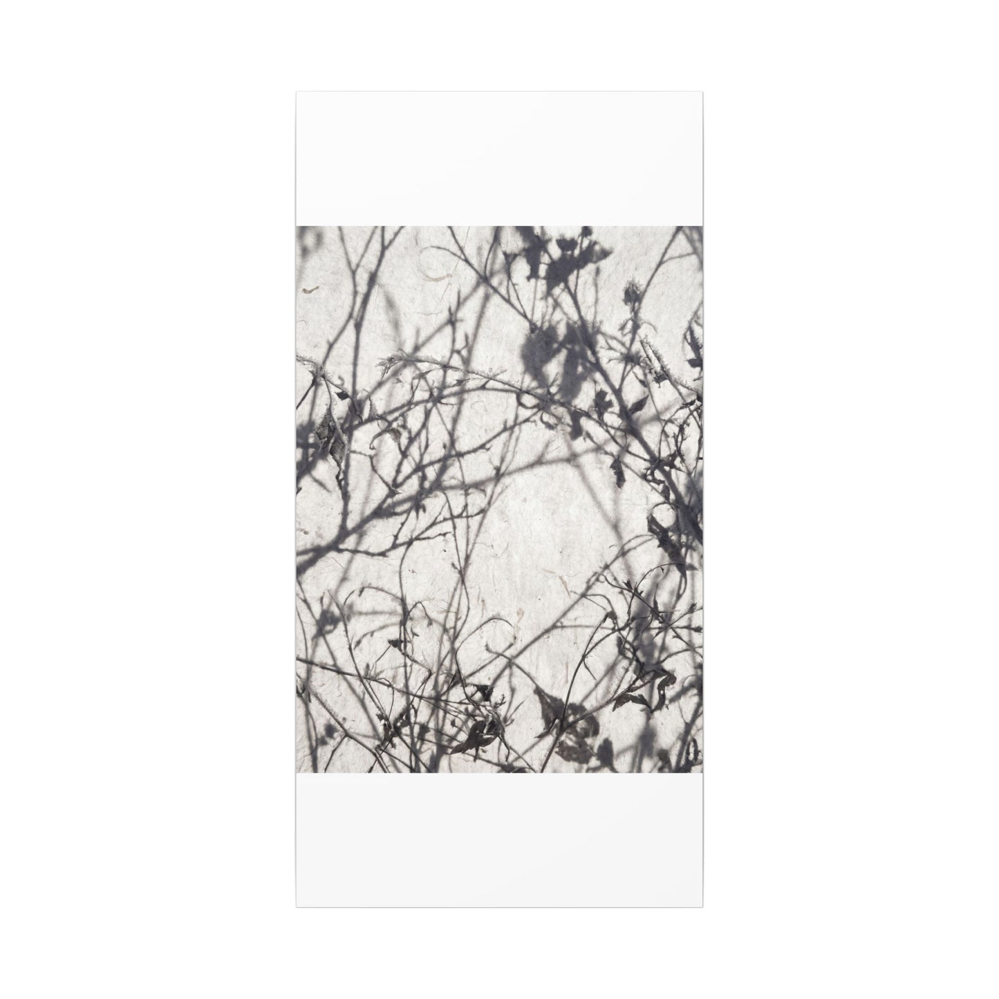 Winter Shadow Play Japanese Pattern Canvas Art | Elegant Decor