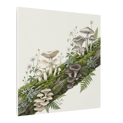 Dried Flowers Spring Canvas Art | Japandi Neutral Design