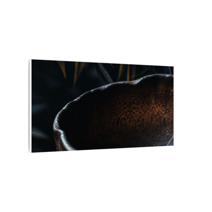 Luxurious Ceramic Bowl Canvas Art - Shadow Zen Dark Japandi