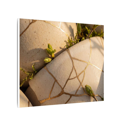 Spring Broken Pottery Gold Vein Canvas Art | Beautiful Decor
