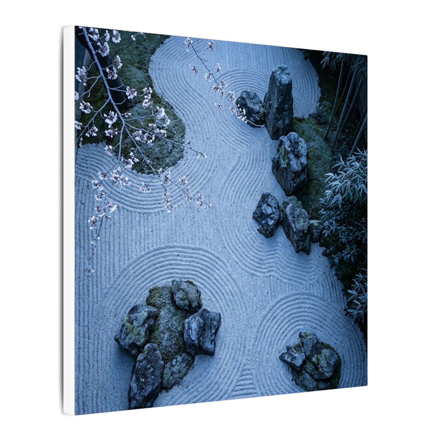 Earthy Silk Drape Canvas Art - Minimal Line Japandi