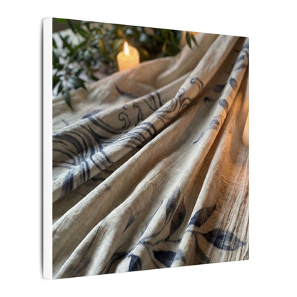 Fukinsei Silk Drape Canvas Art - Japandi Japanese Pattern