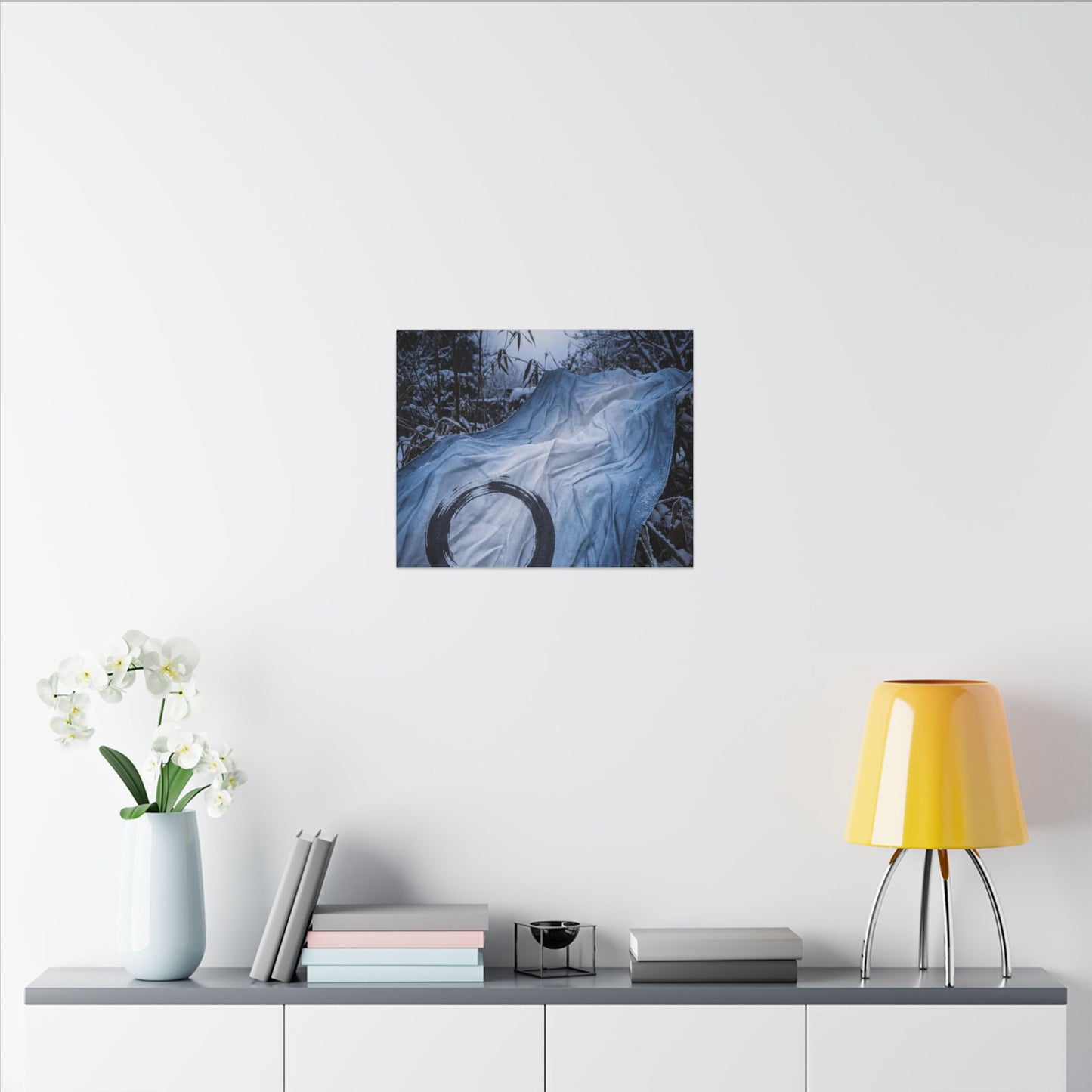 Moonlight Silk Drape Canvas Art - Zen Datsuzoku