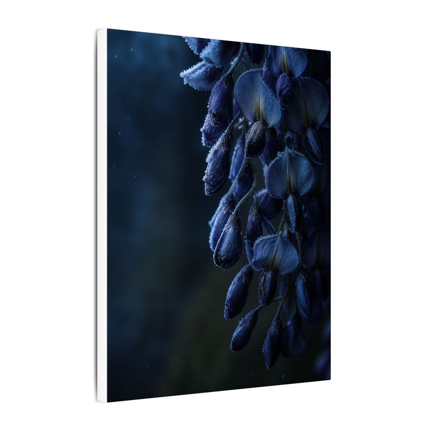 Winter Wisteria Shadow Zen Canvas Art | Atmospheric Decor