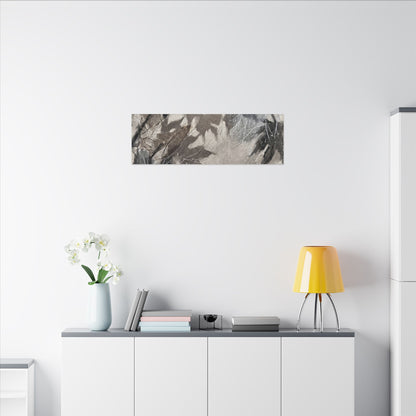 Shadow Play Texture Canvas Art | Cozy Japandi Art