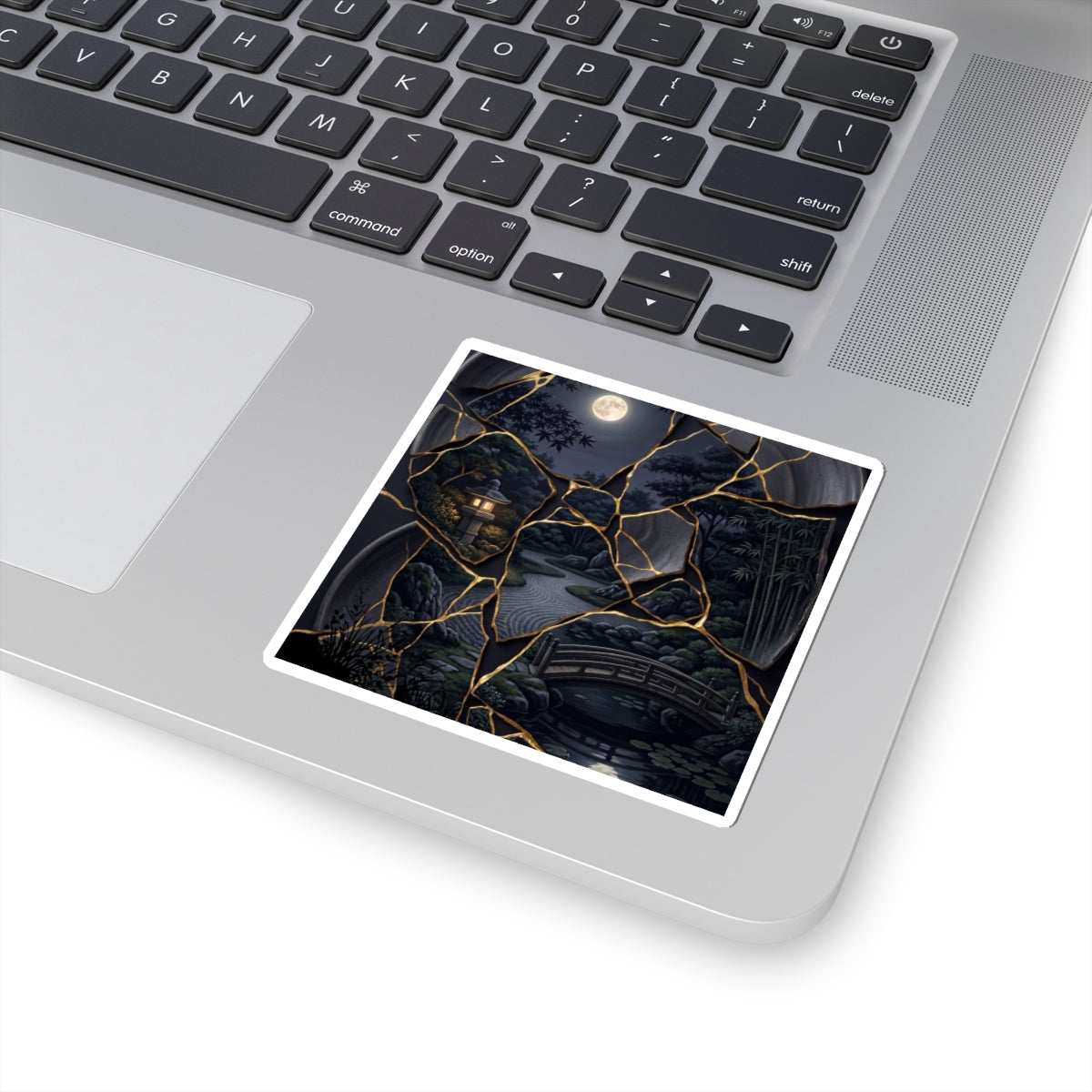 Summer Moonlit Garden Gold Repair Sticker | Beautiful Decor