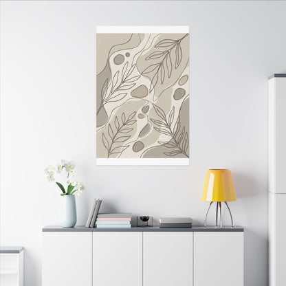 Japandi Minimal Line Canvas Art