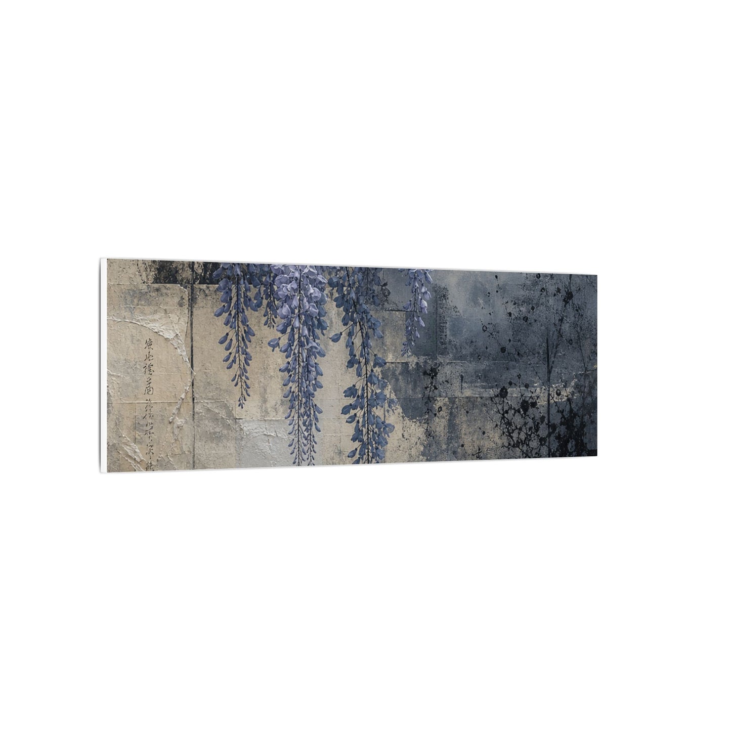 Winter Wisteria Texture Canvas Art | Elegant Decor