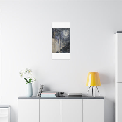 Winter Wisteria Texture Canvas Art | Elegant Decor