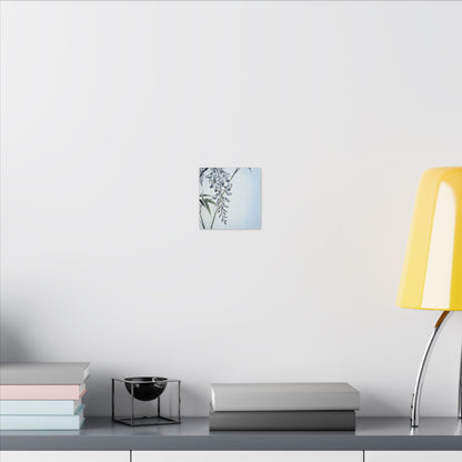 Zen Wisteria in Moonlight | Ukiyo E Inspired Canvas Art
