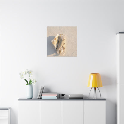 Paper Fold Canvas Art | Winter Japandi Texture Art