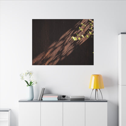 Rust Patina Moody Minimal Canvas Art | Sophisticated Dark Japandi Art