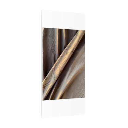 Warm Silk Drape Canvas Art - Japanese Pattern Japandi