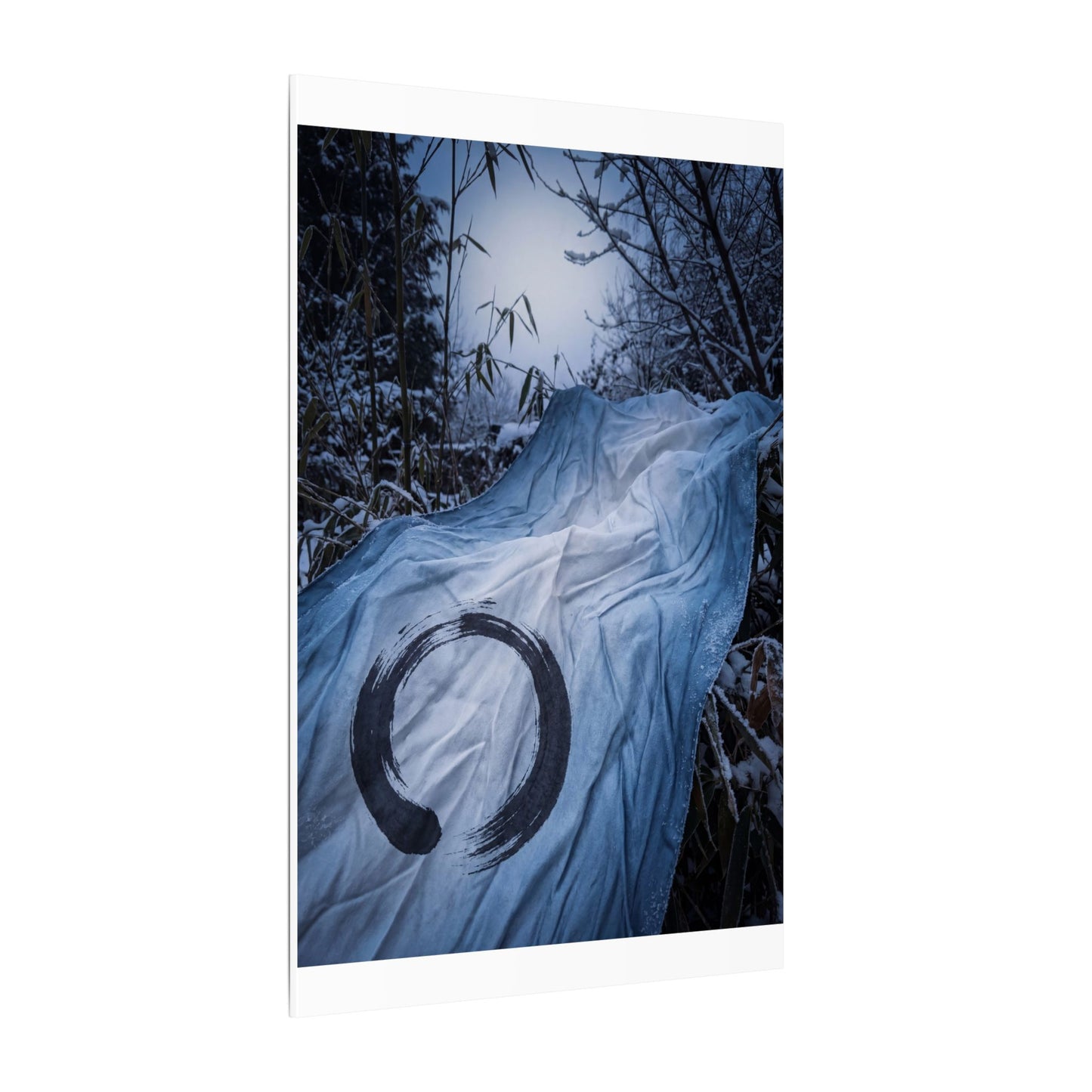 Moonlight Silk Drape Canvas Art - Zen Datsuzoku