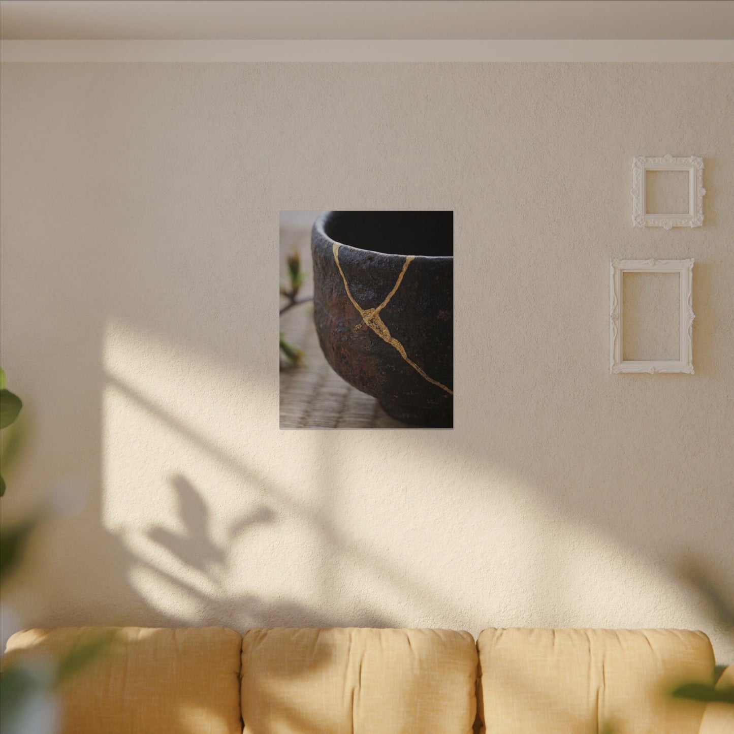 Dawn Tea Ceremony Canvas Art - Kintsugi Mono No Aware