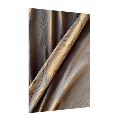 Warm Silk Drape Canvas Art - Japanese Pattern Japandi