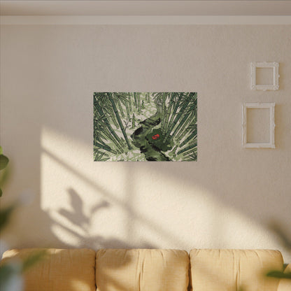 Peaceful Bamboo Grove Canvas Art - Ukiyo E Inspired Zen