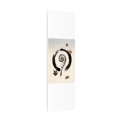 Fern Unfurling Autumn Canvas Art | Zen Peaceful Design