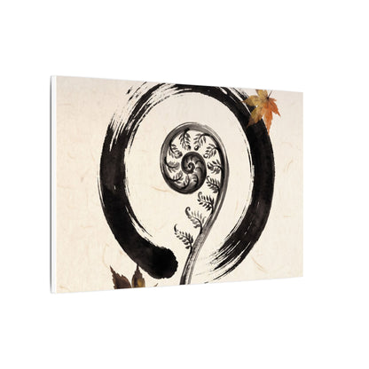 Fern Unfurling Autumn Canvas Art | Zen Peaceful Design