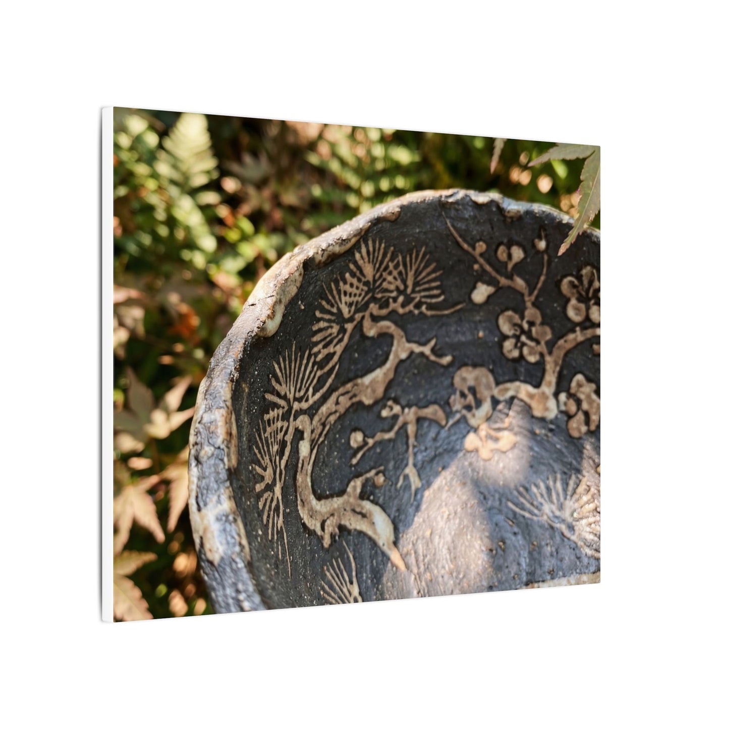 Ceramic Bowl Canvas Art | Summer Japandi Japanese Pattern Art