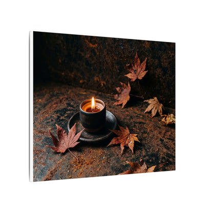 Autumn Rust Patina Shadow Zen Canvas Art | Sophisticated Decor