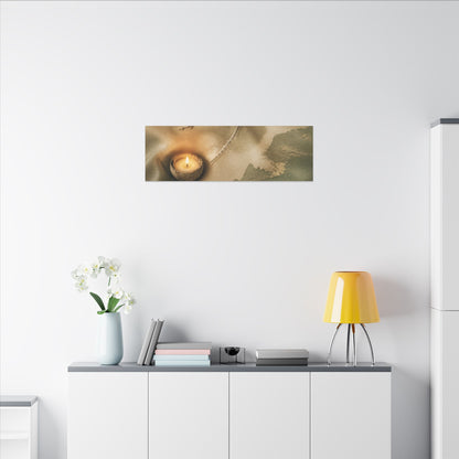 Silk Drape Japanese Pattern Canvas Art | Warm Japandi Art