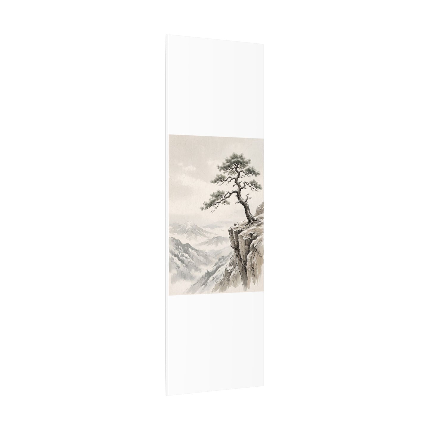 Seijaku Pine Tree Canvas Art - Japandi Japanese Pattern