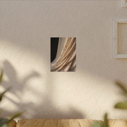 Golden Hour Silk Drape Canvas Art - Kintsugi Fukinsei