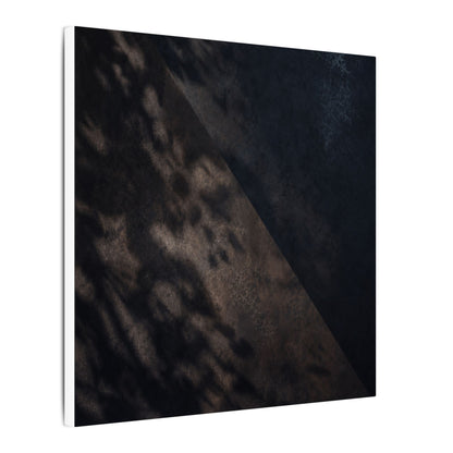 Shadow Play Winter Canvas Art | Dark Japandi Moody Design