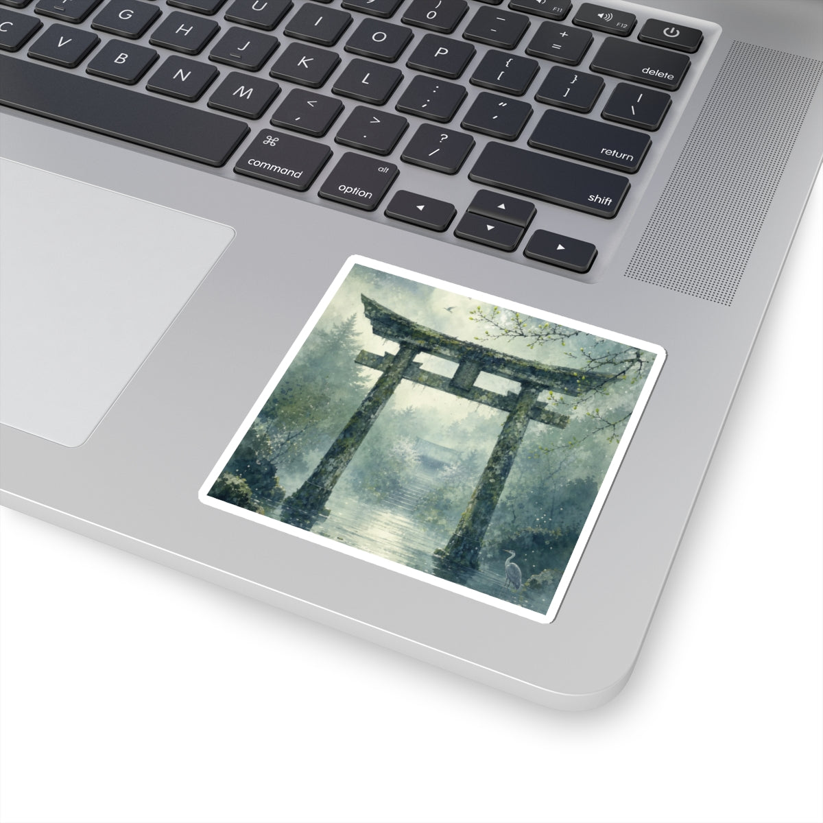 Datsuzoku Torii Gate Sticker - Japandi Watercolor